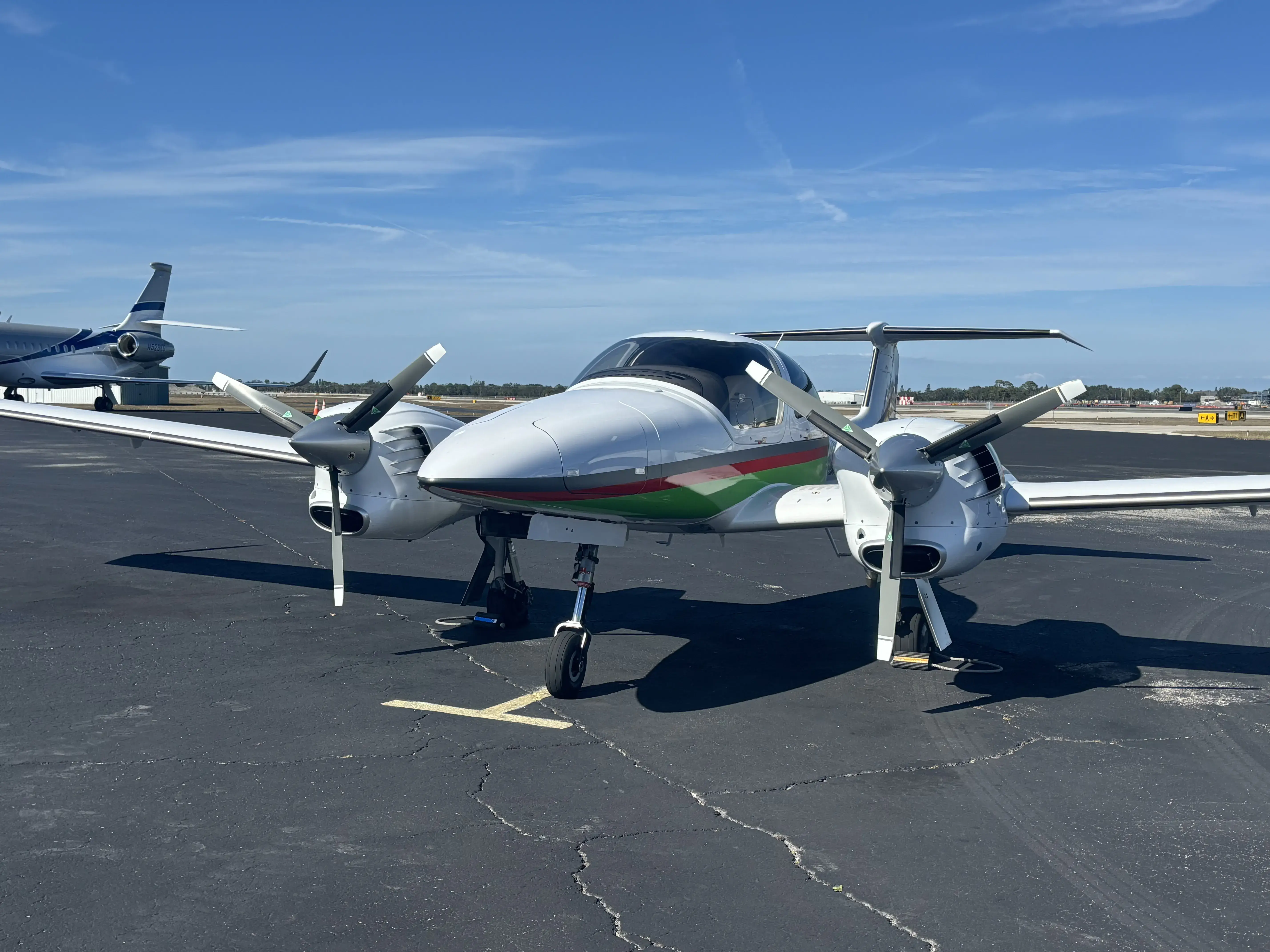 Front view of a Pipistrel Alpha Trainer airplane